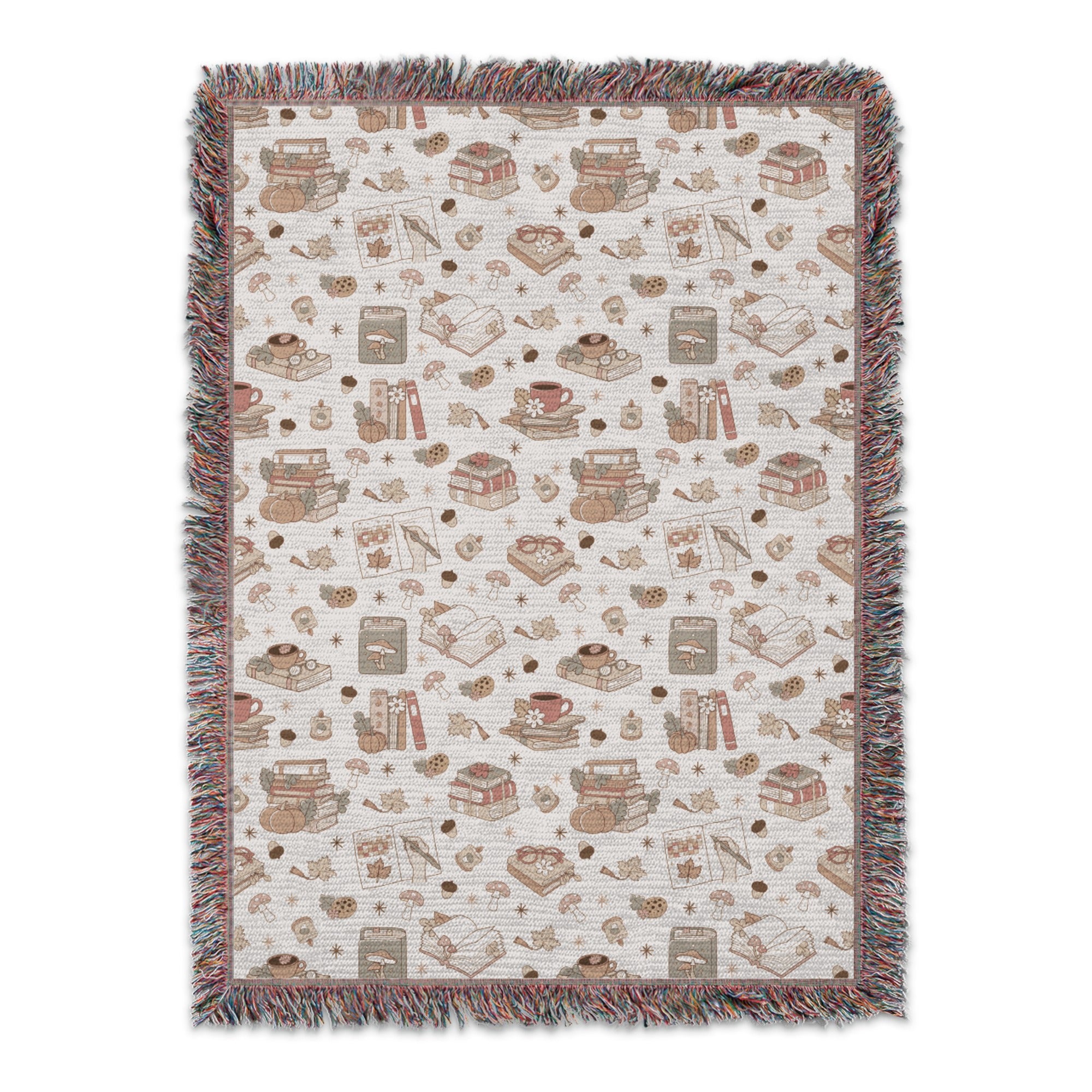 Cozy Book Lover's Dream Woven Blanket Throw product type