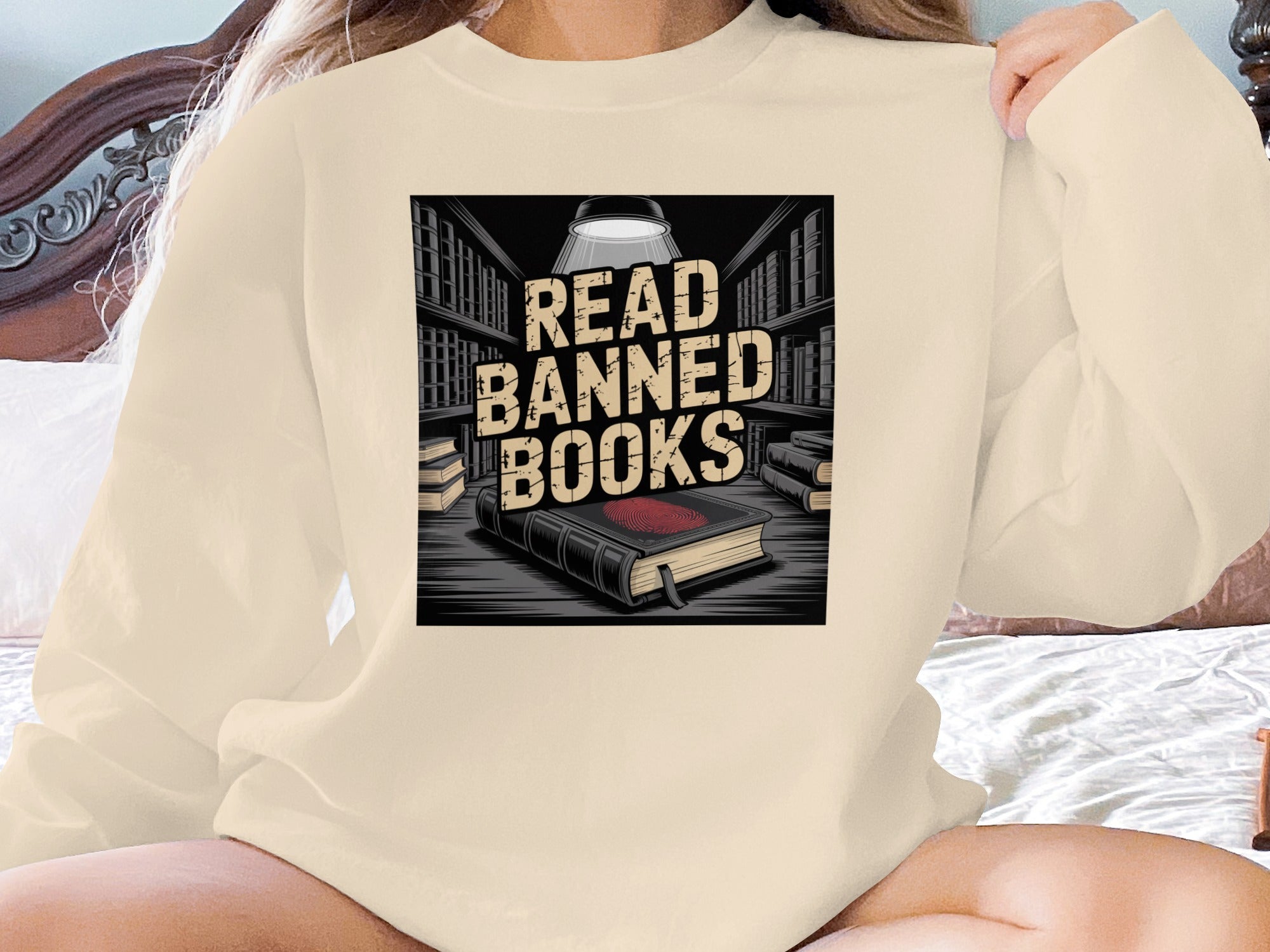 Read Banned Books Library Hoodie product type