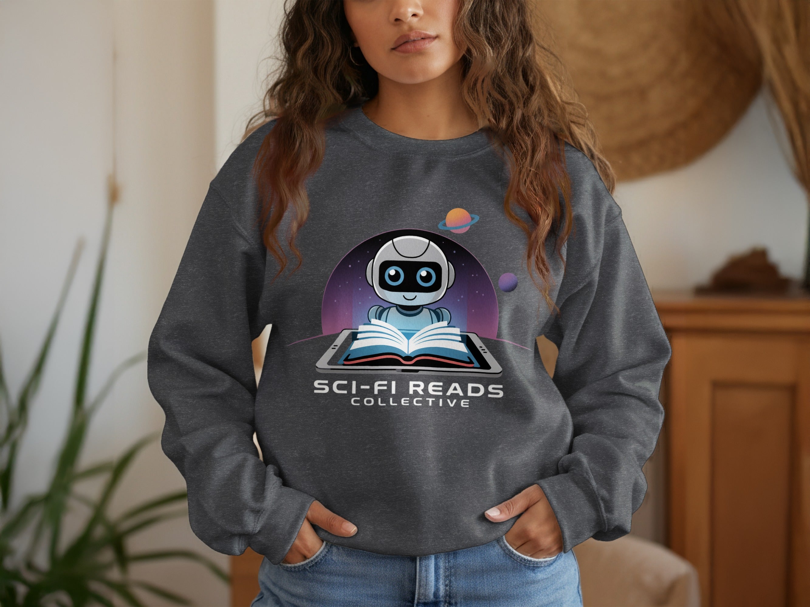 Sci-Fi Reads Collective Graphic Sweatshirt product type