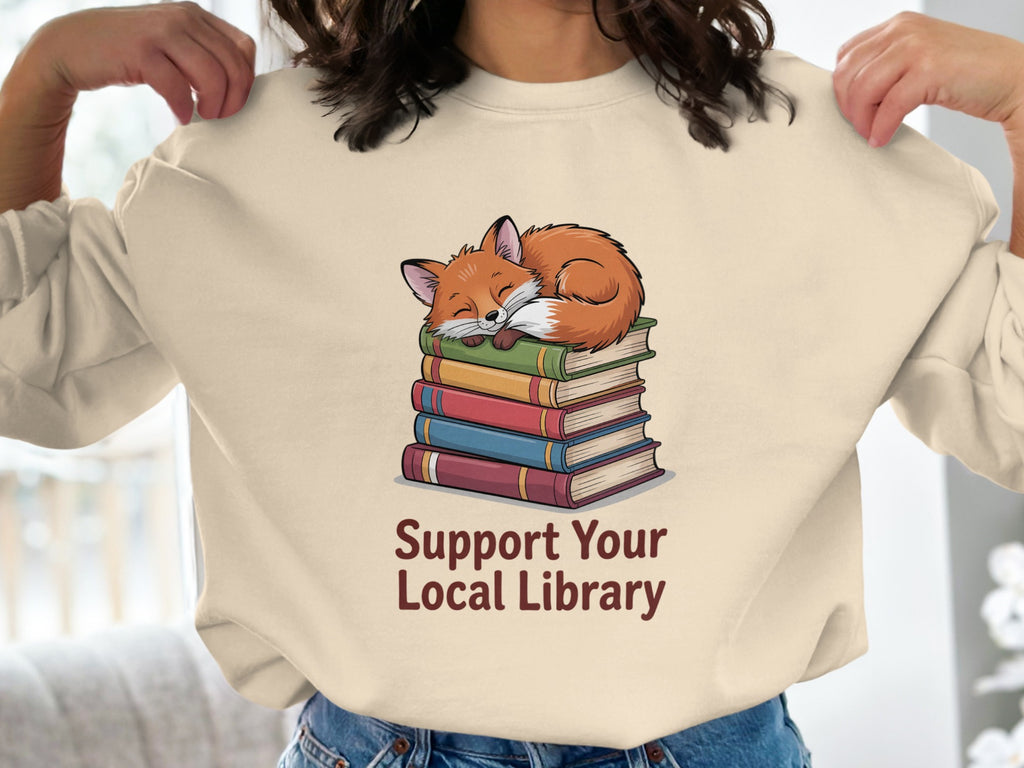 Support Your Local Library Fox Product type
