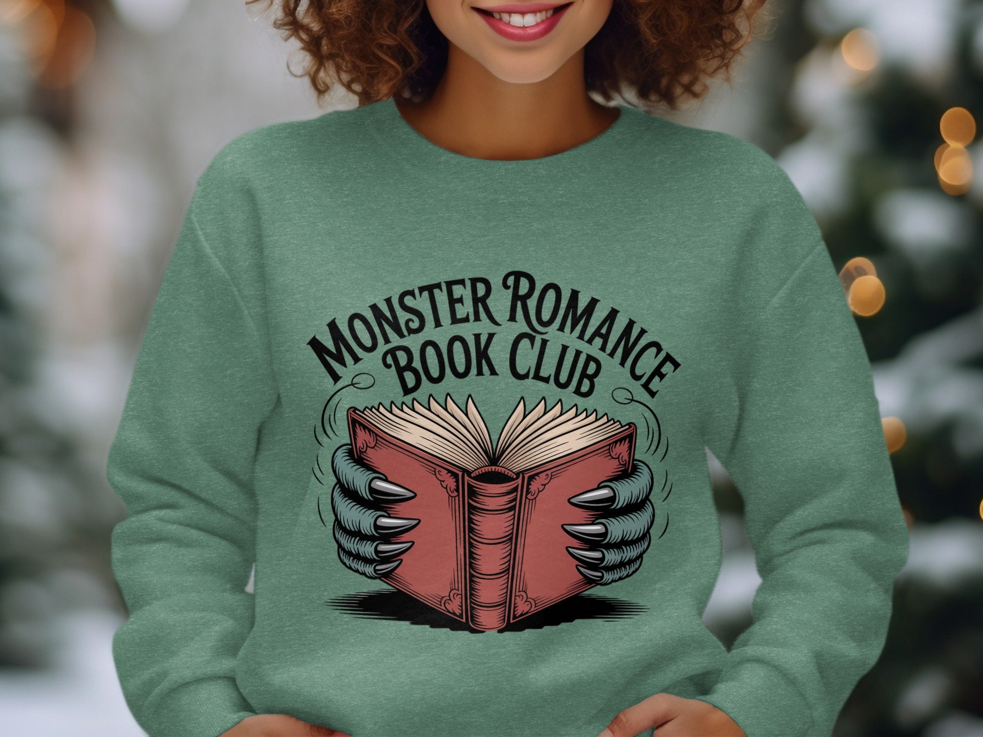 Monster Romance Book Club Sweater product type