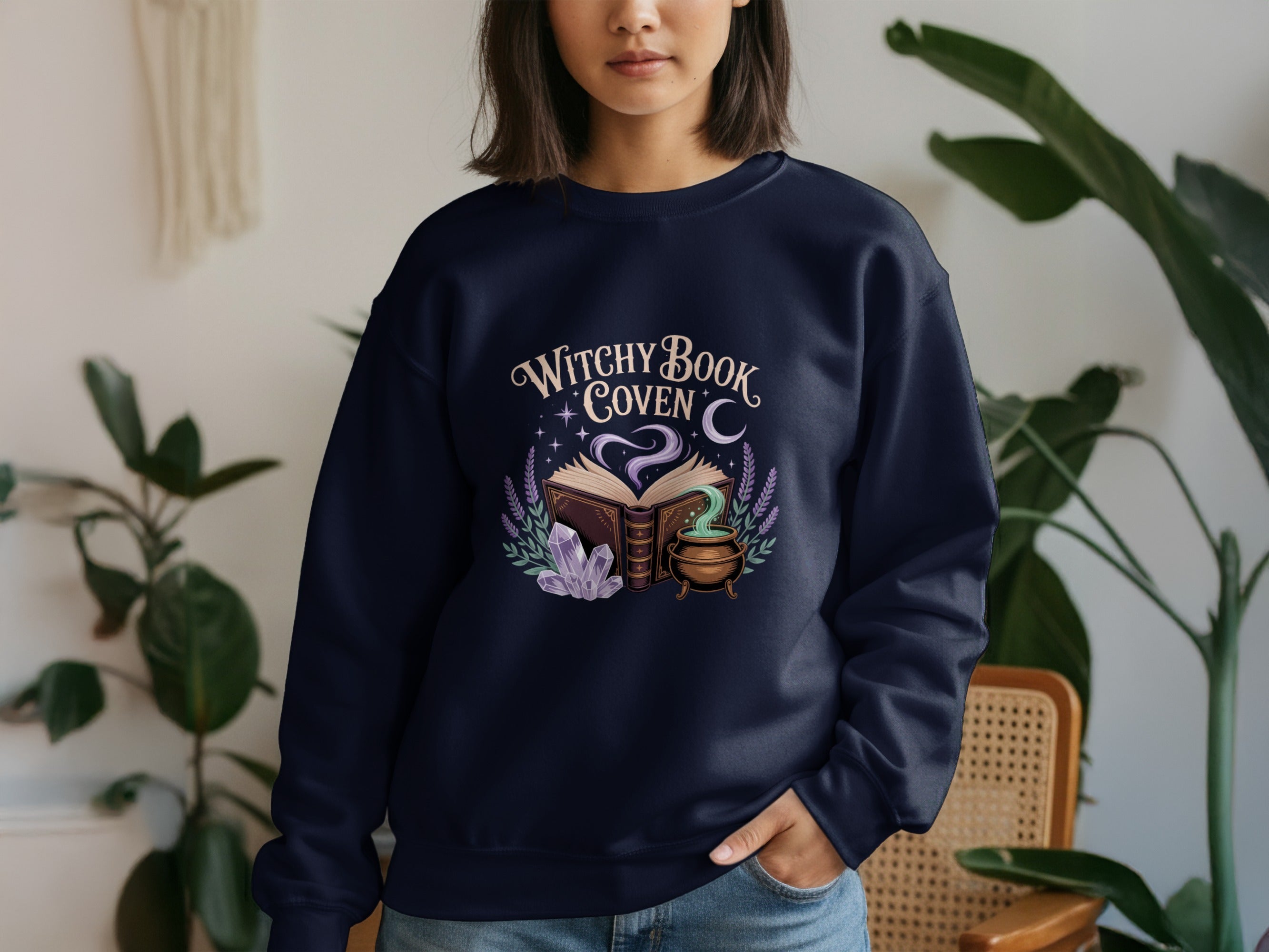 Witchy Book Coven Sweatshirt product type