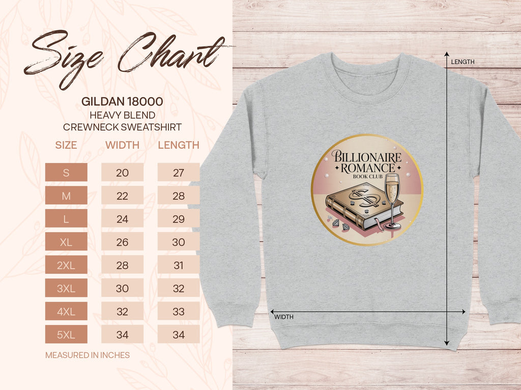 Billionaire Romance Book Club Crewneck Sweatshirt product