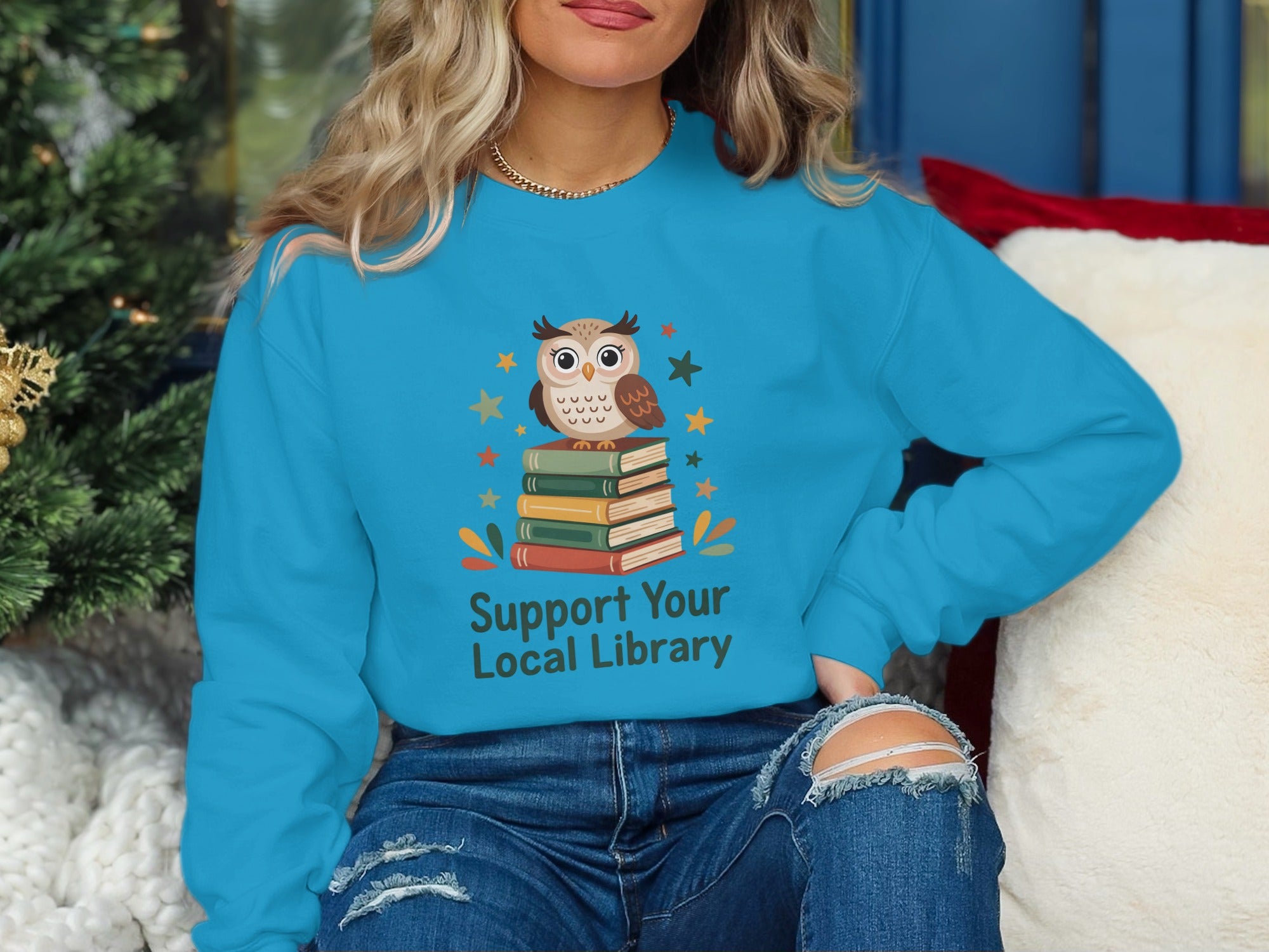 Support Your Local Library Sweatshirt product