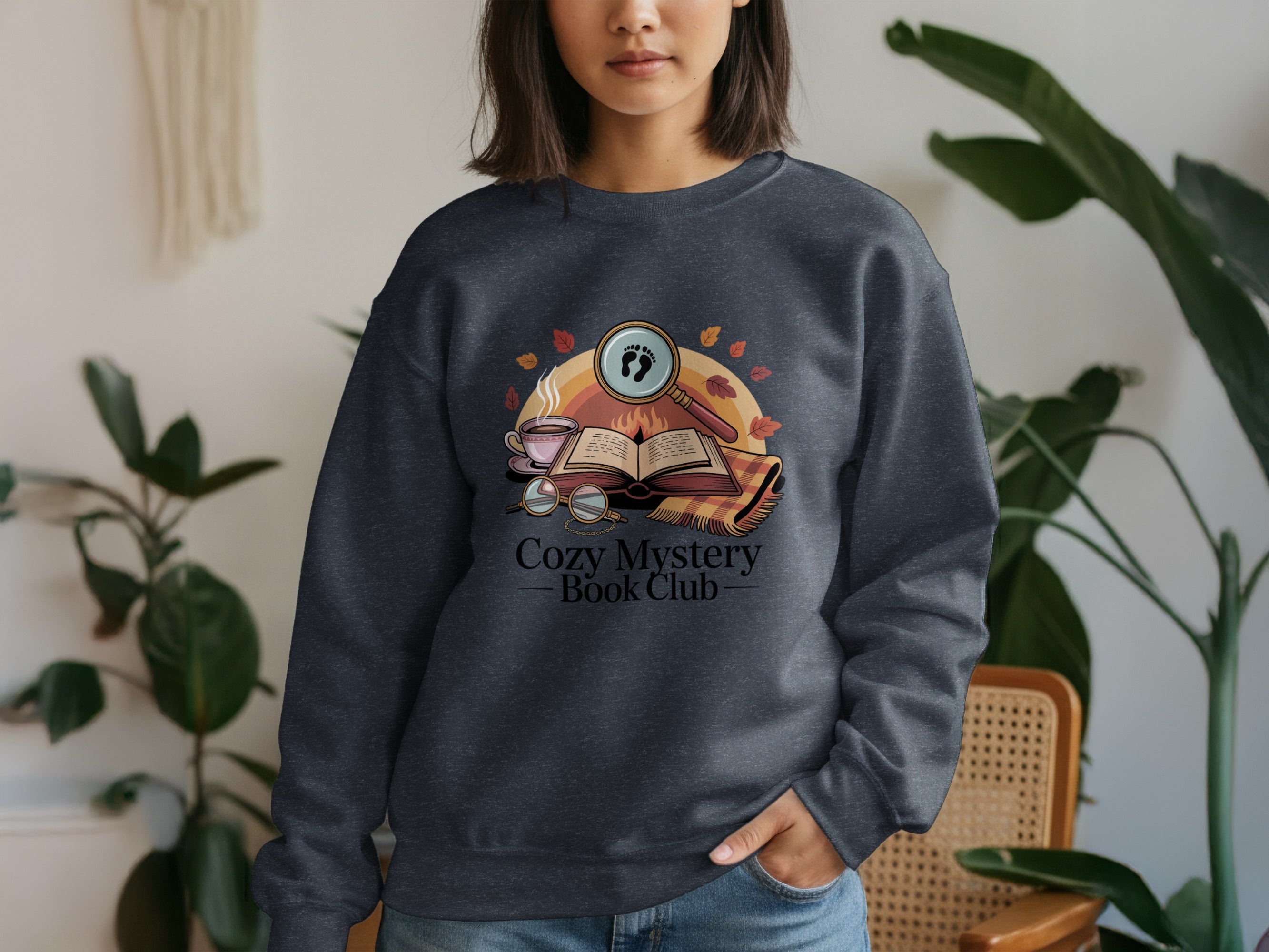 Cozy Mystery Book Club Graphic Sweatshirt product type