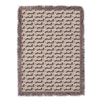 Patterned Fringe Design Throw Blanket product type