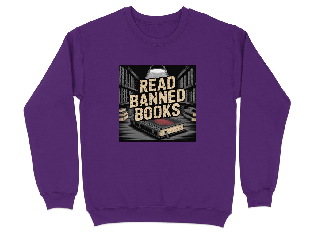 Read Banned Books Sweatshirt Motivational Printed product
