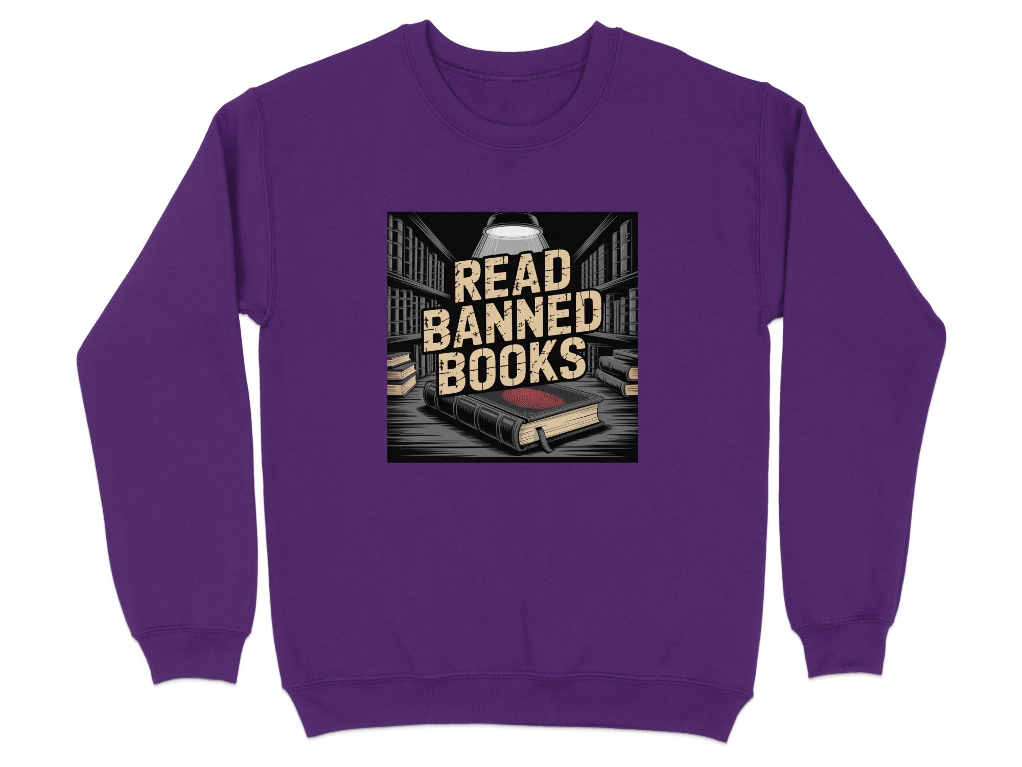 Read Banned Books Sweatshirt Motivational Printed product