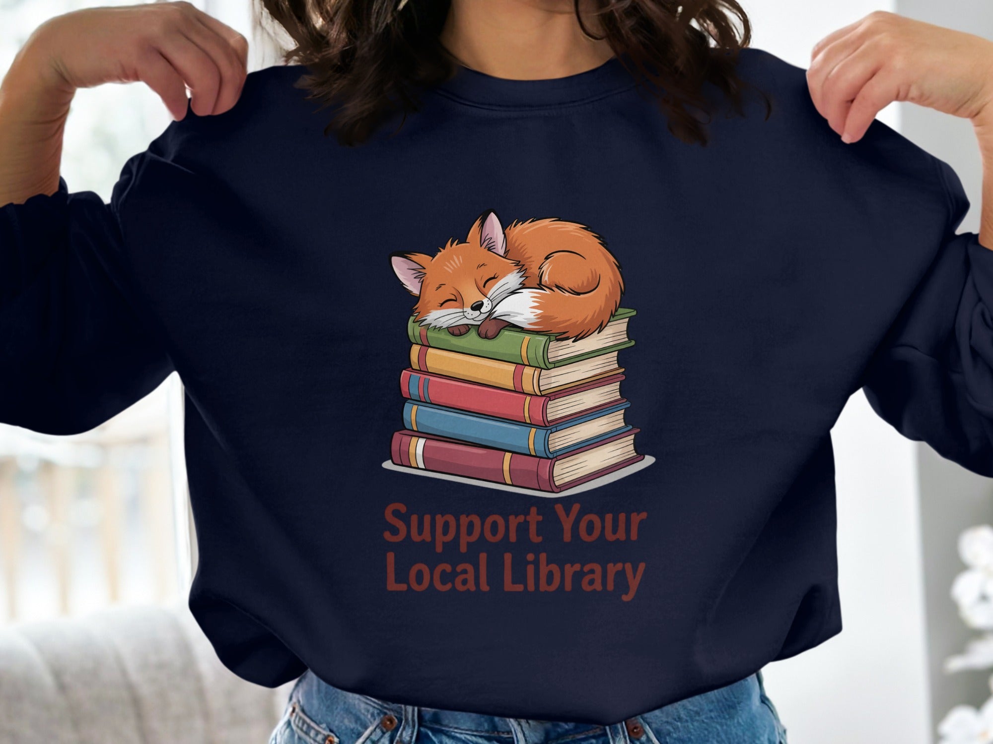 Support Your Local Library with Fox and Books product
