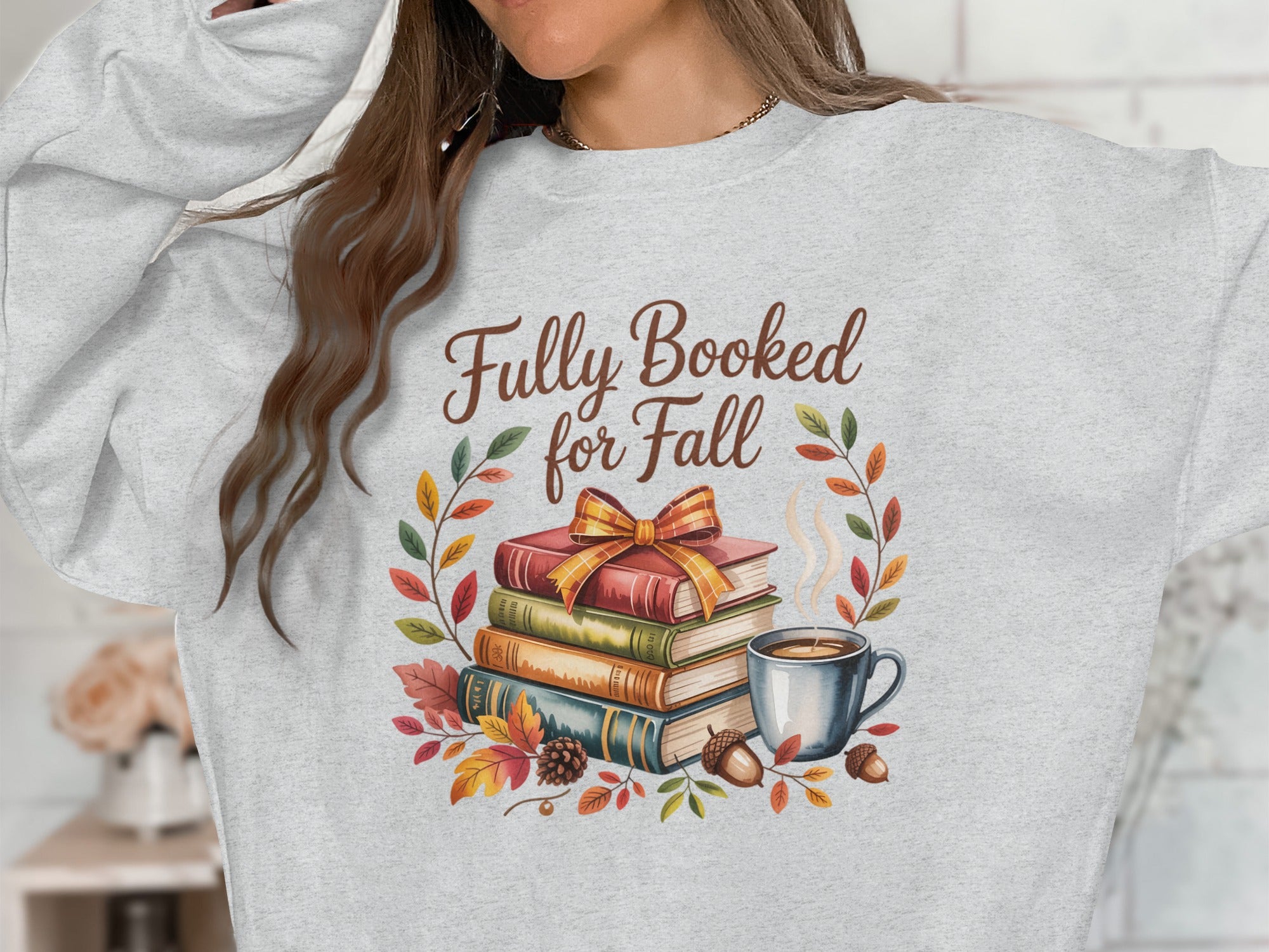 Fully Booked for Fall Cozy Sweatshirt product type