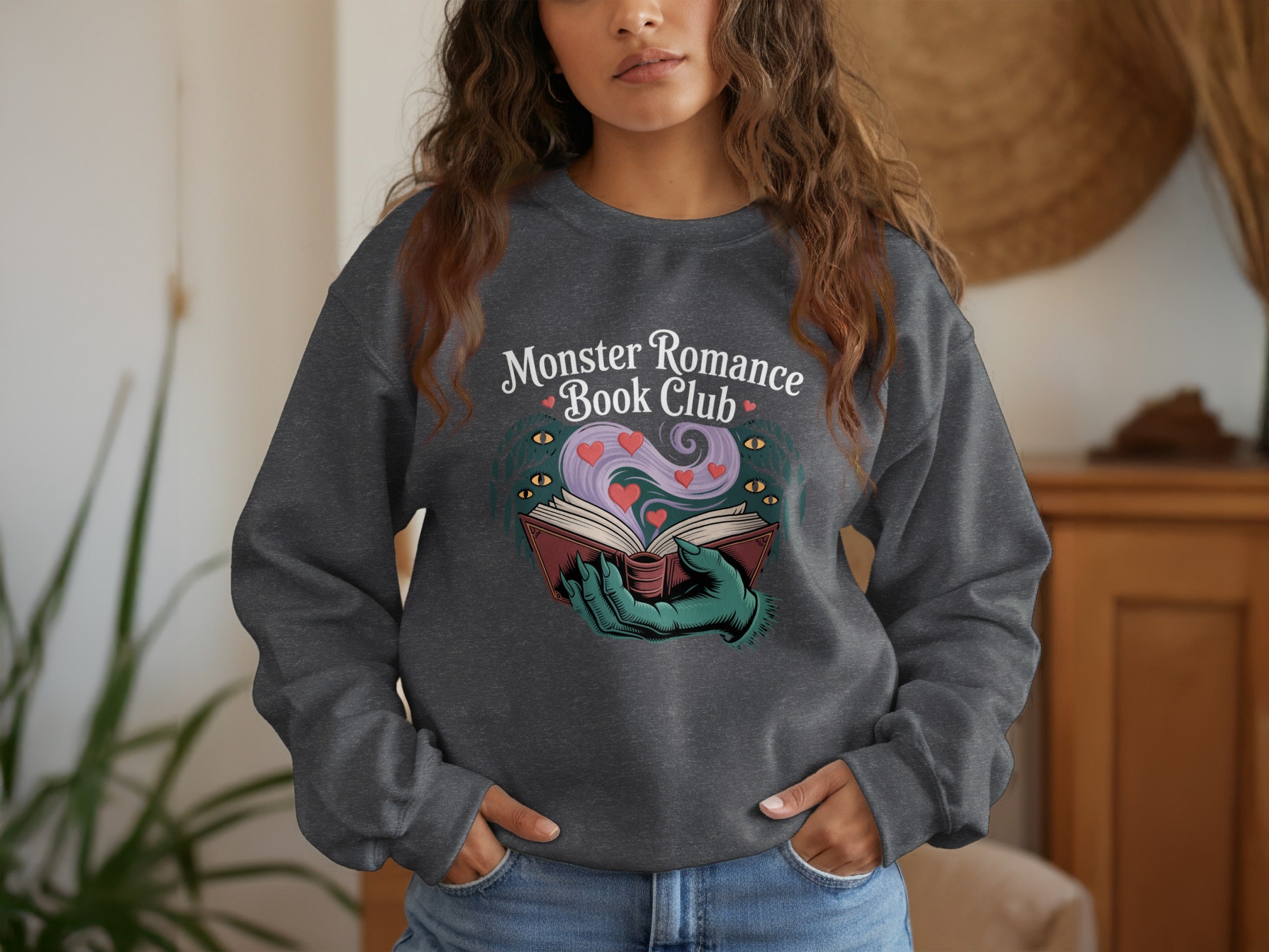 Monster Romance Book Club Long Sleeve Shirt product type