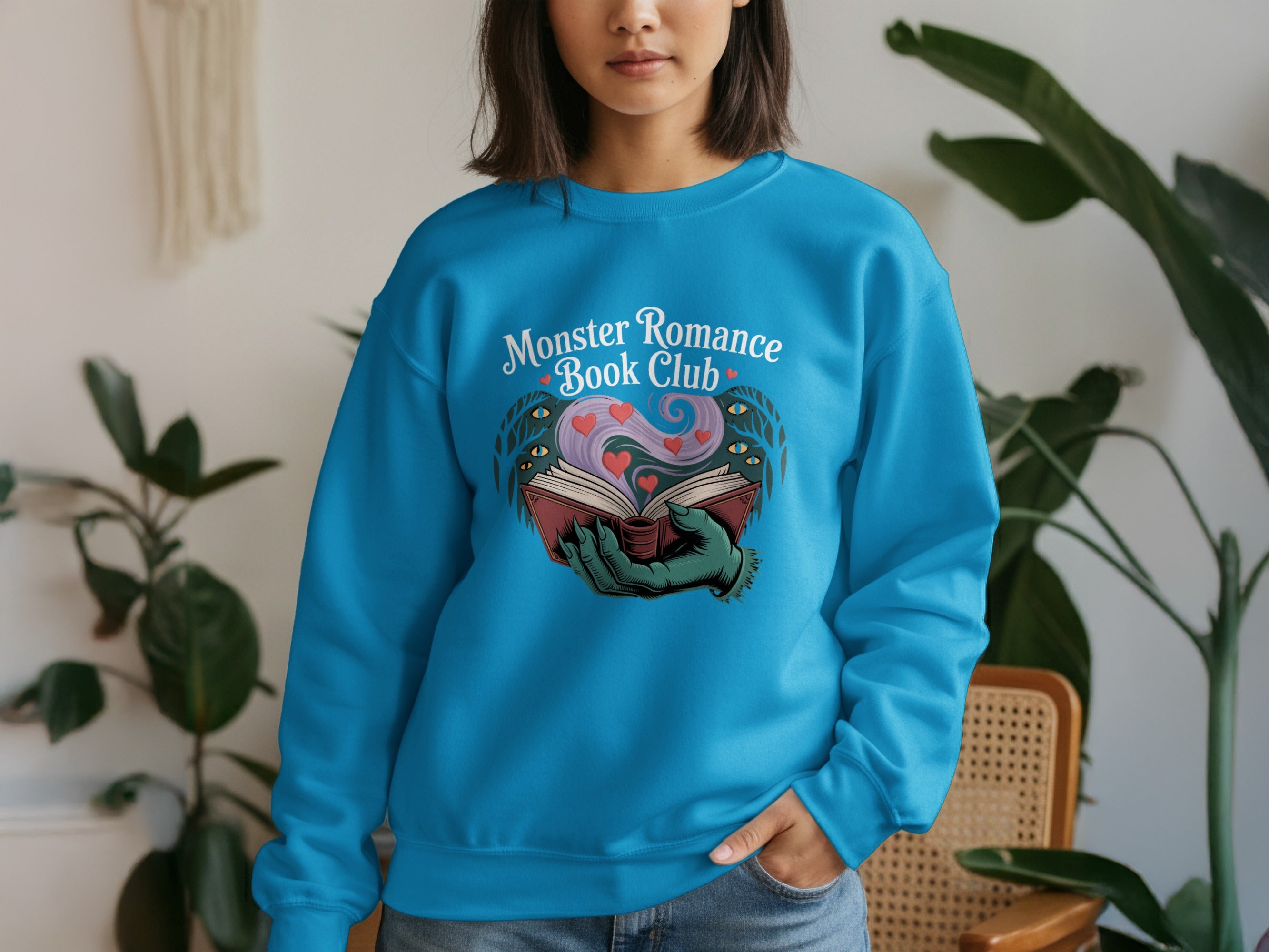 Monster Romance Book Club Graphic Sweatshirt product type
