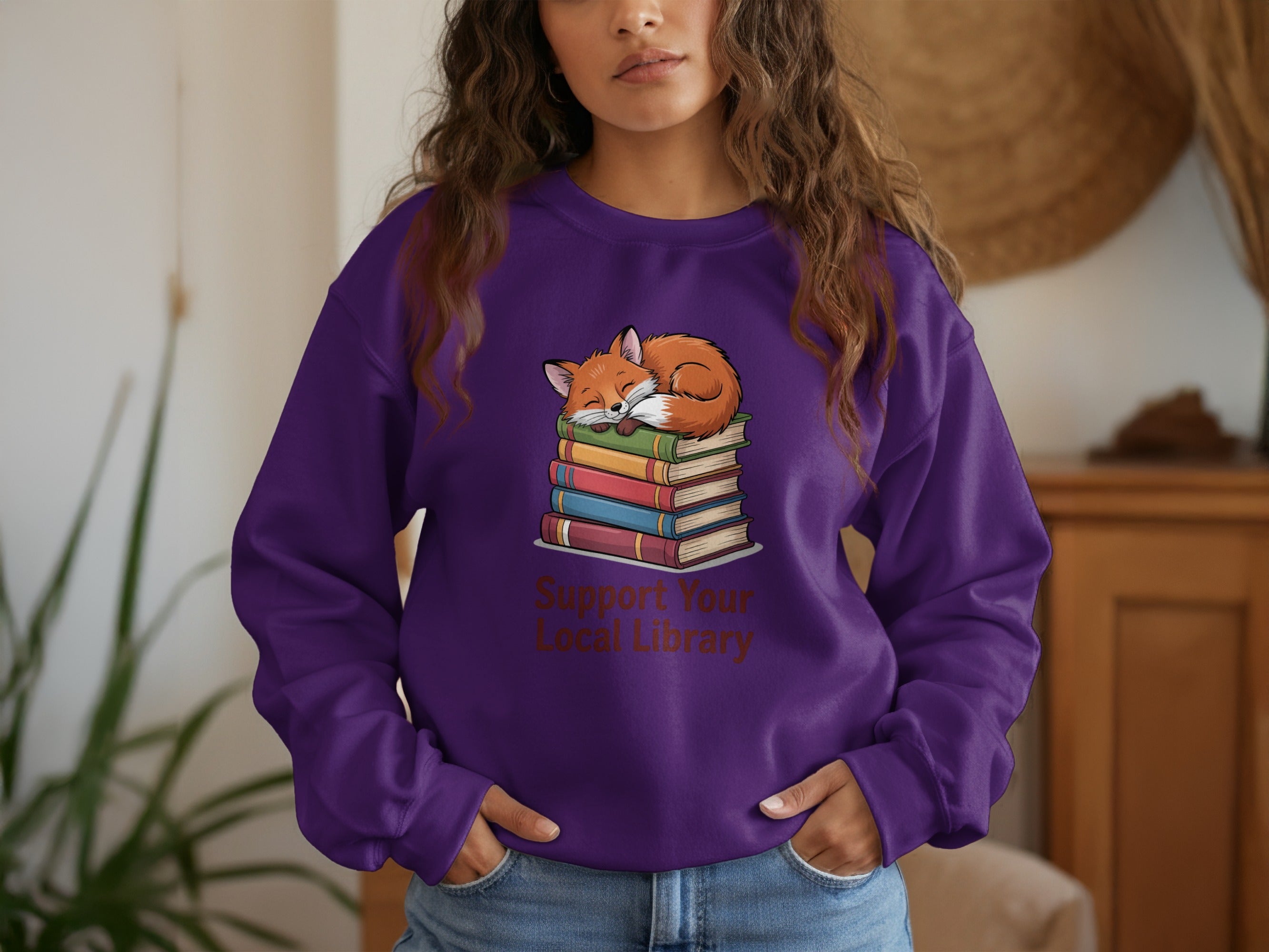 Support Your Local Library Cozy Sweatshirt product