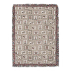 Vintage Sewing Pattern Throw Blanket Home Decor product