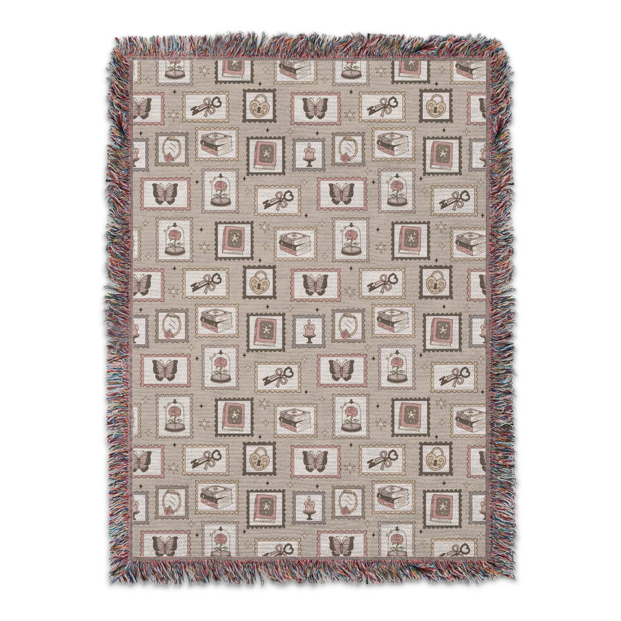 Vintage Sewing Pattern Throw Blanket Home Decor product