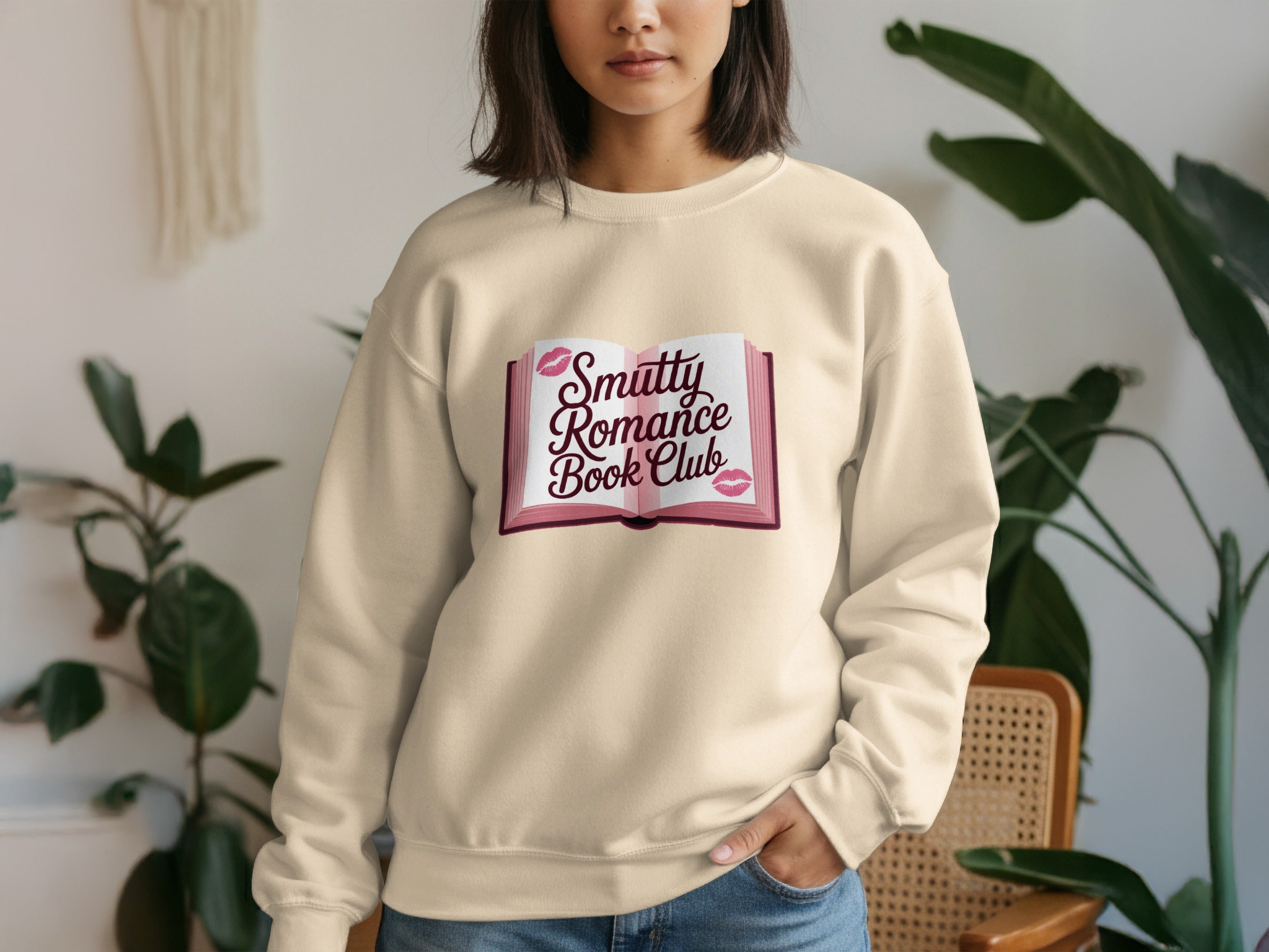 Smutty Romance Book Club Graphic Sweater product type
