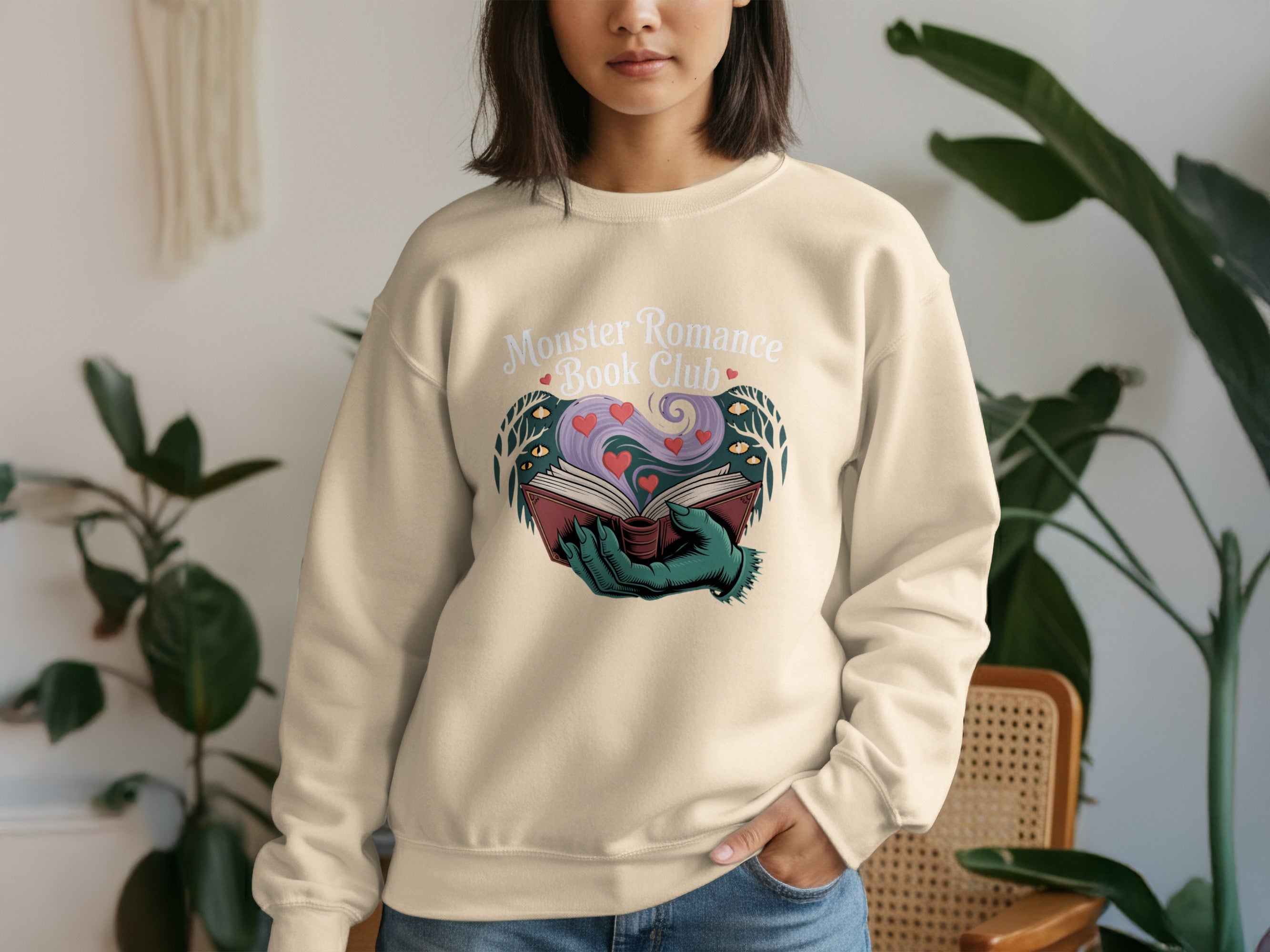 Monster Romance Book Club Sweatshirt product type