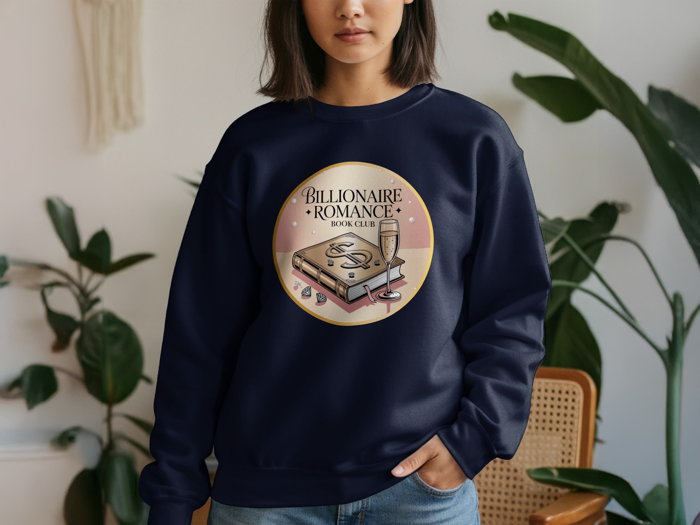 Billionaire Romance Book Club Design Sweatshirt product
