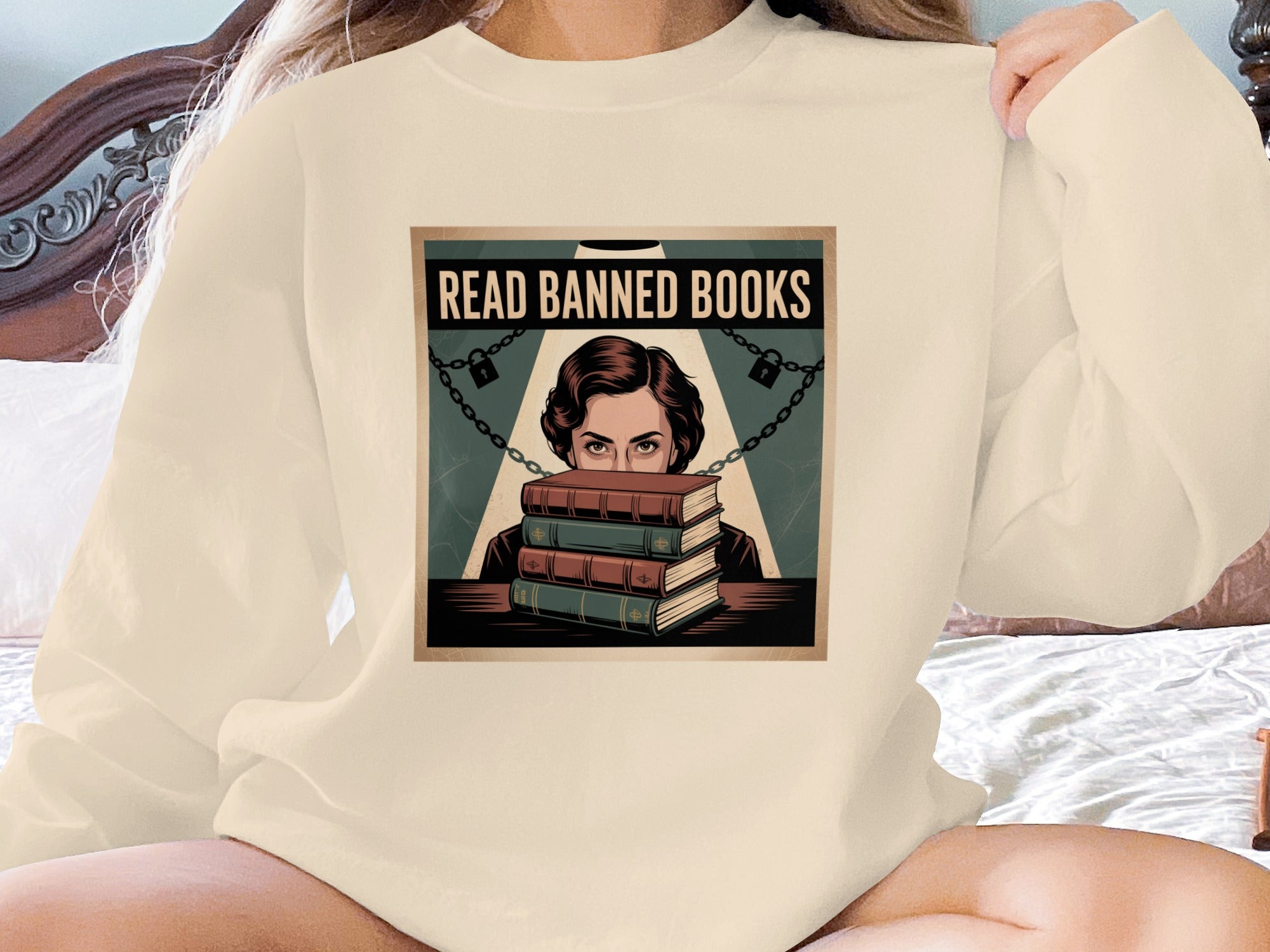 Read Banned Books Graphic Sweatshirt product type