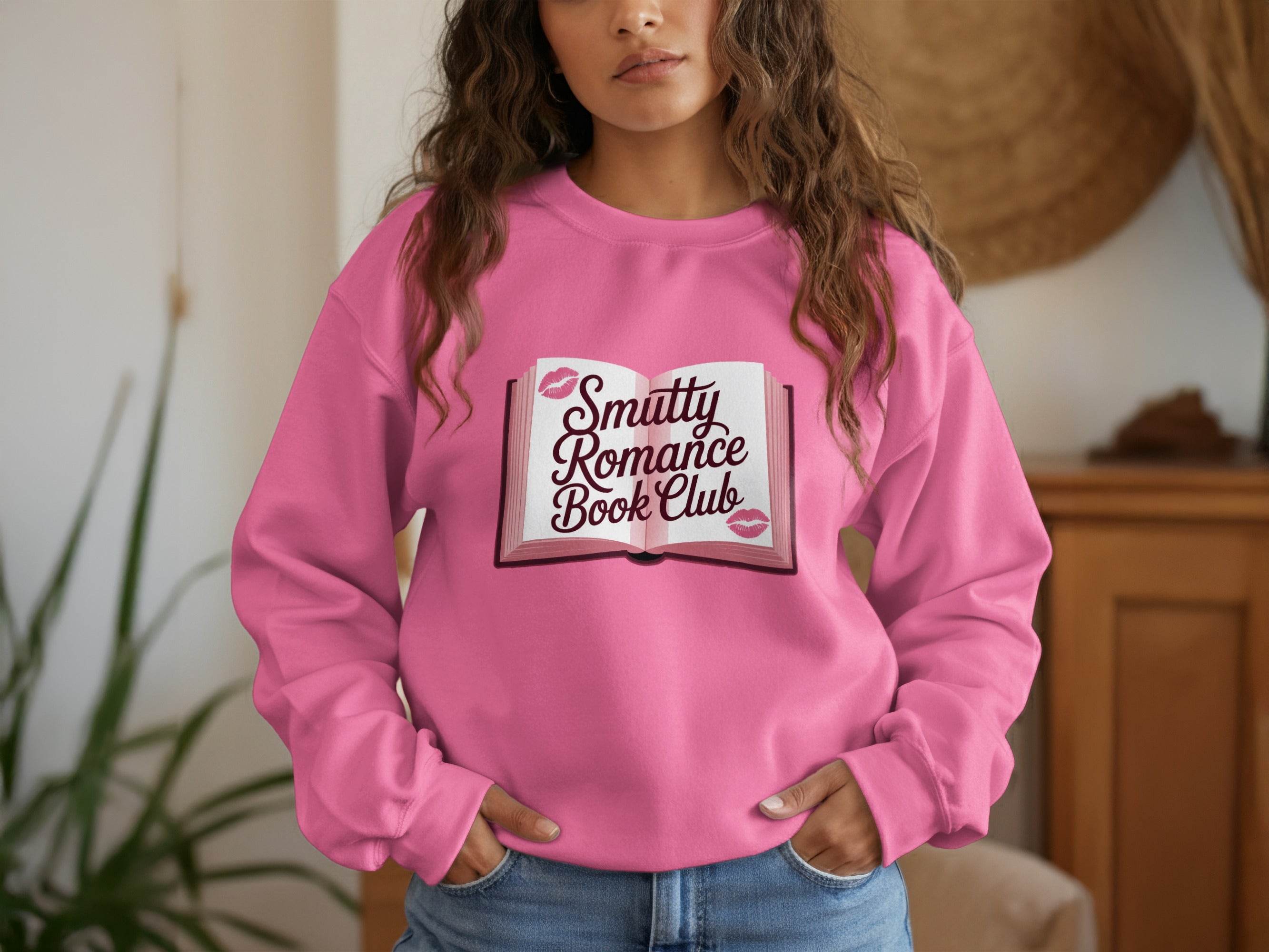 Smutty Romance Book Club Pink Sweatshirt product type