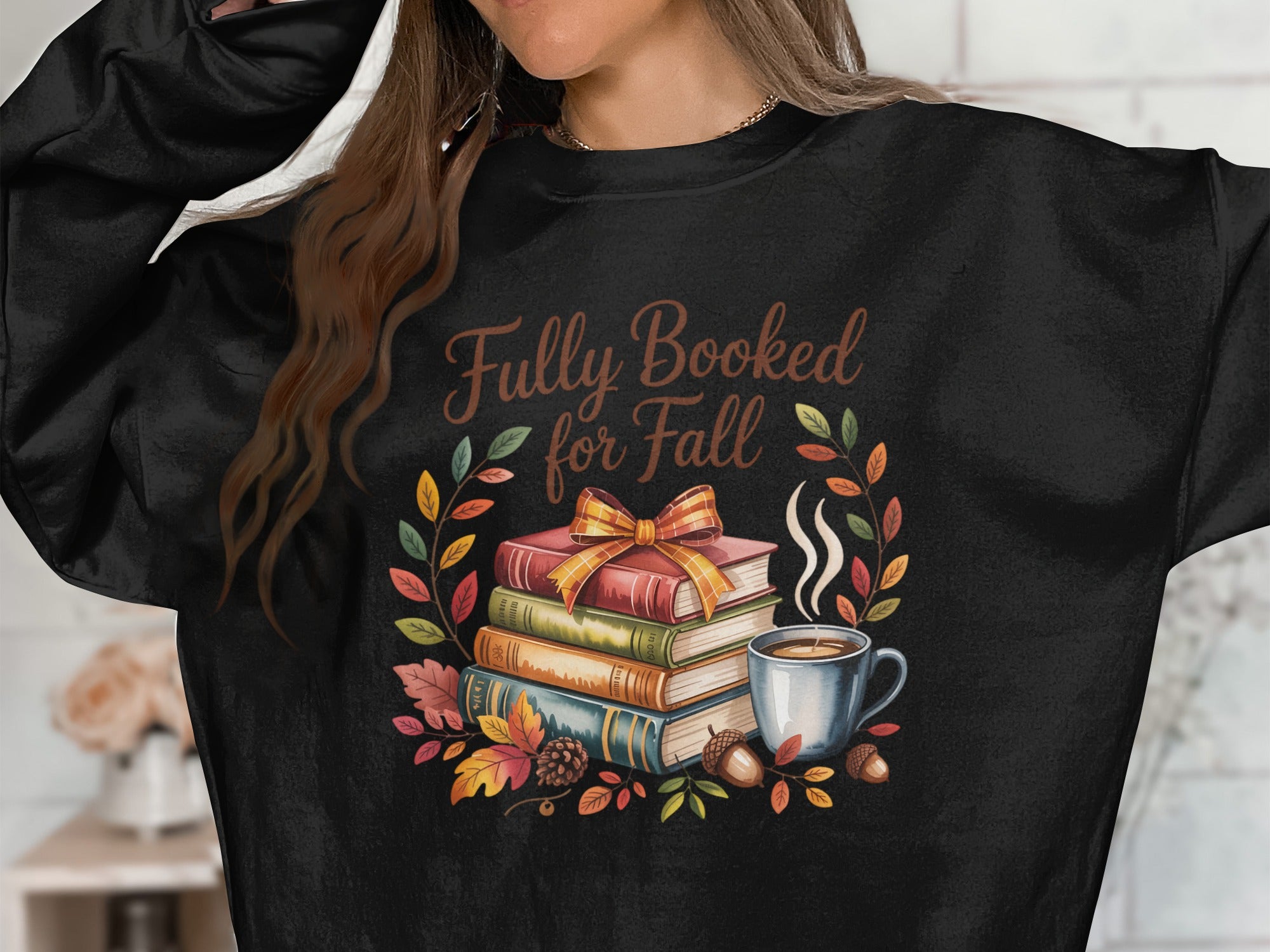 Fully Booked for Fall Cozy Sweatshirt product