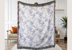 Vintage Classic Pooh Toile Woven Blanket